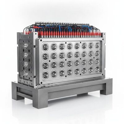 ISO 9001 Certified Overmolding 2-Shot Injection Molding Service with Rotary Platen Technology and 300,000 – 800,000 Shots Mold Life